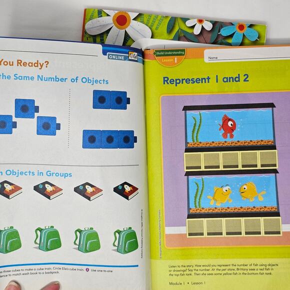 HMH Into Math Kindergarten Student Workbooks Modules 1-6 Homeschool Classroom - Picture 2 of 11